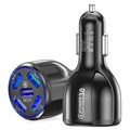 Cargador Rápido de Coche DC-681 Quick Charge 3.0 30W - 2 x USB -  Negro