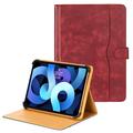 Funda universal de piel bicolor para tableta - 11"-12.4" - Rojo