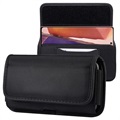 Funda Universal Resistente al Desgaste con Clip de Cinturón - 5.5"-6.3" - Negro