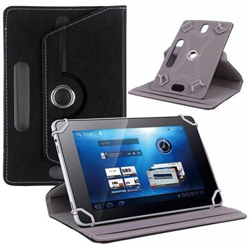 Funda Folio Universal Giratoria para Tablet - 7.9"-8.4" - Negro