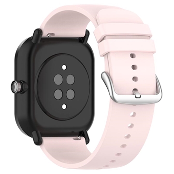 Correa Universal de Silicona para Smartwatch - 22mm - Rosa Claro