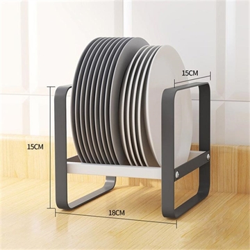Soporte vertical de metal para platos y tazones - Tamaño L
