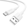 Usams U90 SJ761 Cable USB-A a Type-C de 1m - 3A/18W - Blanco