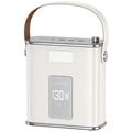 Usams US-CD196 Power Station 130W / Power Bank 80000mAh - 2xUSB-C, 3xUSB-A - Blanco