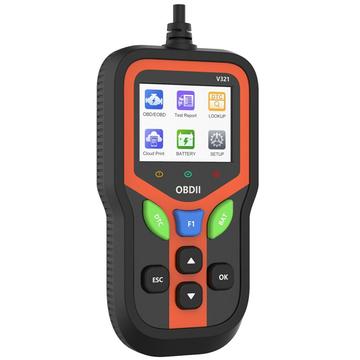 V321 OBD2 escáner de diagnóstico de fallos del coche con 2.4 "pantalla a color