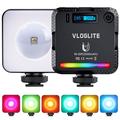 VLOGLITE W-S6 Full Color RGB LED Photogarphy Light Luz de la cámara Sunset Atmosphere Lamp Magnetic Mini Fill Light