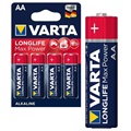 Pilas AA Varta Longlife Max Power 4706110404 - 1.5V - 1x4