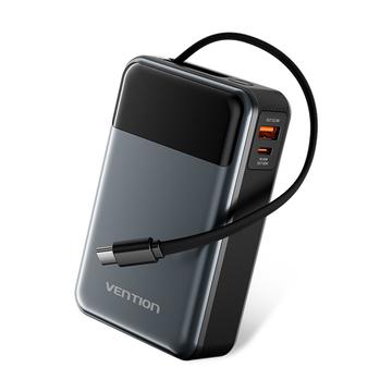 Vention FHYB0 20000mAh Power Bank con cable USB-C integrado - 65W