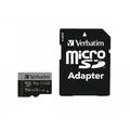 Tarjeta de memoria Verbatim Pro U3 microSDXC con adaptador SD 47046 - 512 GB