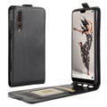 Funda con Tapa Vertical para Huawei P20 Pro - Negro