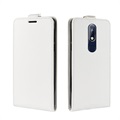 Funda con Tapa Vertical para Nokia 7.1 - Blanco