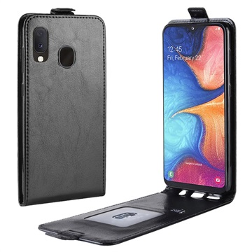 Funda con Tapa Vertical para Samsung Galaxy A20e - Negro