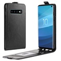 Funda con Tapa Vertical para Samsung Galaxy S10 - Negro