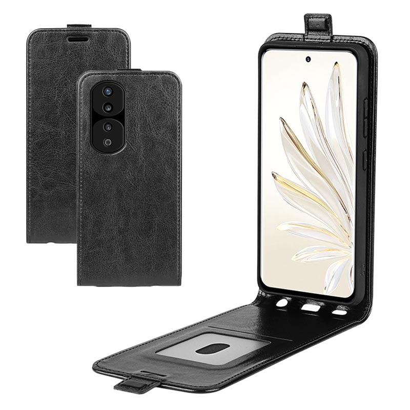 Funda con Tapa Vertical con Ranura para Tarjeta para Honor 70 Pro