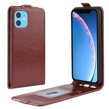 Funda con Tapa Vertical para iPhone 11 - Marrón