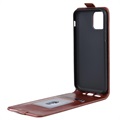 Funda con Tapa Vertical para iPhone 11 - Marrón