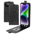 Funda con Tapa Vertical para iPhone 15 - Negro