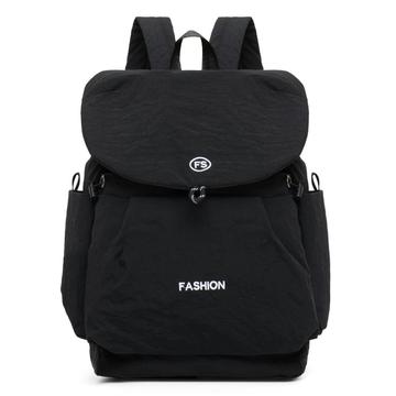 Mochila de lona de gran capacidad Vintage Color Block
