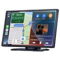 W519 Pantalla inalámbrica CarPlay y Android Auto de 9 pulgadas con navegación GPS