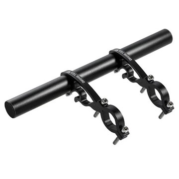 WEST BIKING Aleación de Aluminio Extensor de Manillar de Bicicleta Soporte de Doble Abrazadera para la Luz de la Bicicleta Ordenador GPS