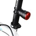WEST BIKING Sensor Inteligente Luz de Freno 6 Modos Impermeable Carga USB Luz Trasera LED para Sillín de Bicicleta