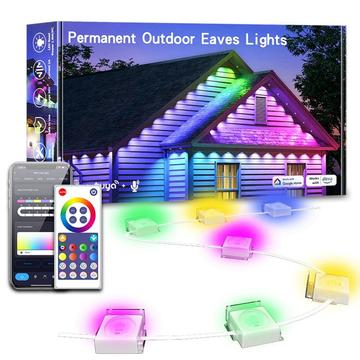 WY021 Luz Inteligente Impermeable para Aleros Exteriores con Control por App - 15m/30 LEDs