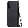 Funda para Huawei Nova 5T, Honor 20/20S - Estilo Cartera - Negro