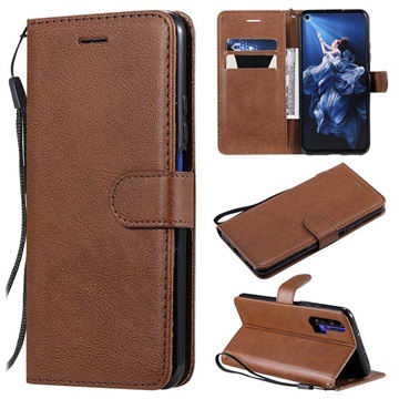 Funda para Huawei Nova 5T, Honor 20/20S - Estilo Cartera - Marrón