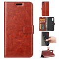 Funda para Huawei P20 - Estilo Cartera - Marrón