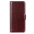 Funda con Cierre Magnético para Samsung Galaxy A14/A14 5G - Estilo Cartera - Marrón