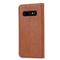 Funda para Samsung Galaxy S10 - Estilo Cartera - Marrón