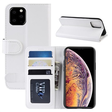 Funda para iPhone 11 Pro Max - Estilo Cartera - Blanco