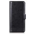 Funda con Cierre Magnético para iPhone 15 Pro - Estilo Cartera - Negro