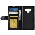 Funda para Samsung Galaxy Note9 - Estilo Cartera - Negro