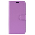 Funda para Sony Xperia 1 - Estilo Cartera - Púrpura