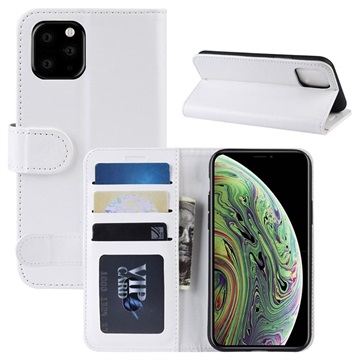 Funda para iPhone 11 Pro con Función de Soporte - Estilo Cartera - Blanco