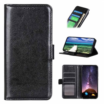 Funda con Cierre Magnético para iPhone XR - Estilo Cartera - Negro