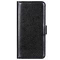 Funda con Cierre Magnético para iPhone 15 - Estilo Cartera - Negro