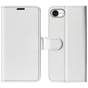 Funda de cartera con cierre magnético para iPhone 16e - Blanco