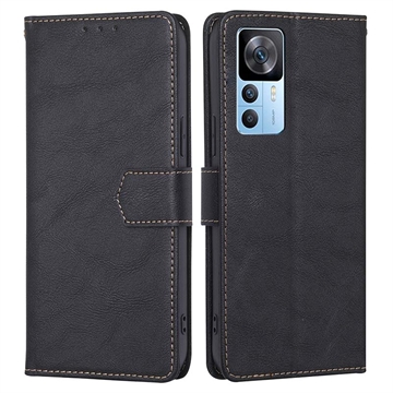 Funda para Xiaomi 12T/12T Pro - Estilo Cartera - Negro