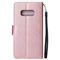 Funda para Samsung Galaxy S10e - Estilo Cartera - Rosa Dorado