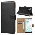 Samsung Galaxy Note10+ Wallet Leather Case - Black