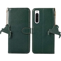 Funda con RFID para Sony Xperia 10 V - Estilo Cartera - Verde