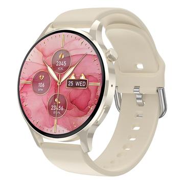 Watch3 pro 1.3" AMOLED Smart Watch con carcasa metálica Bluetooth Llamada Mujer Pulsera Salud con Pulsómetro