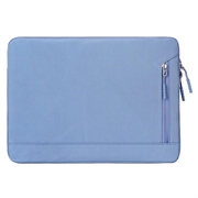 Elegante funda Oxford impermeable para portátil con bolsillo lateral - 13.3" - Azul