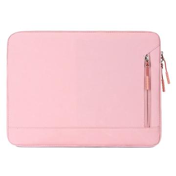 Elegante Funda para Portátil Oxford Resistente al Agua c. Bolsillo lateral - 14.6" - Rosa