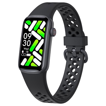 Pulsera de Actividad Impermeable con Pulsómetro ID115 Plus - Negro