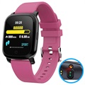 Waterproof Bluetooth Sports Smartwatch CV06 - Silicone - Black