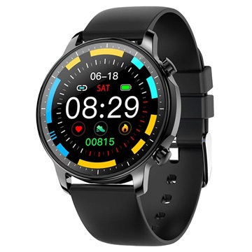 Smartwatch Impermeable con Pulsómetro K12 - Negro