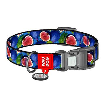 Waudog collar de perro de nylon con código QR - Tamaño XL